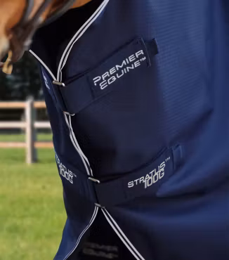 Premier Equine Stratus 600D 100g Utetäcke med hals