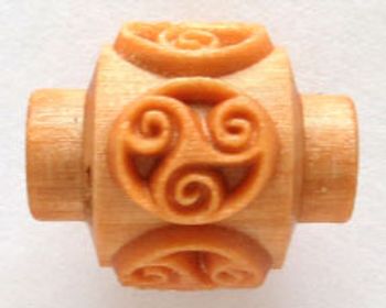 Liten mönsterrulle Ornament