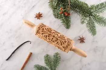Mönsterkavel Rosemaling liten