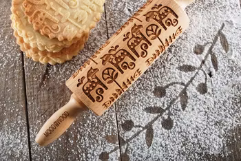 Mönsterkavel Dalahäst 2 liten