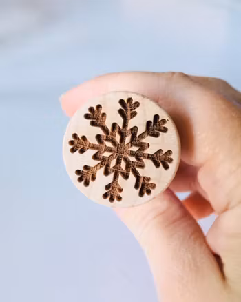 Stämpel Snöflinga