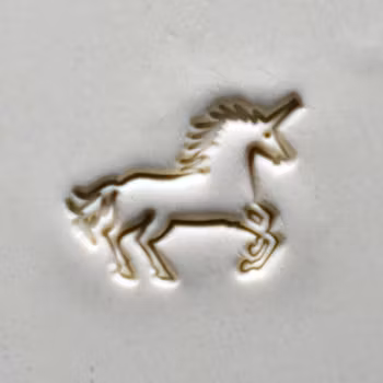 Stämpel Unicorn 4 cm
