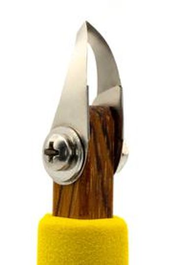 P1 Curved V Tip Clay Carving Tool