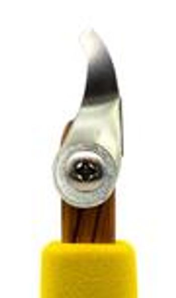 P1 Curved V Tip Clay Carving Tool