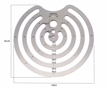 Metal rib set