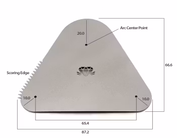 Metal rib set