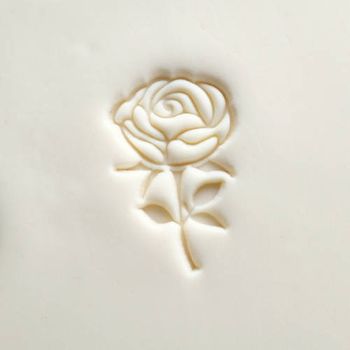 Stämpel Ros 4 cm