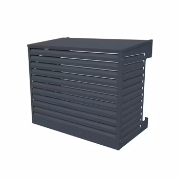 Värmepumpsskydd 1000 Aluminium Svart