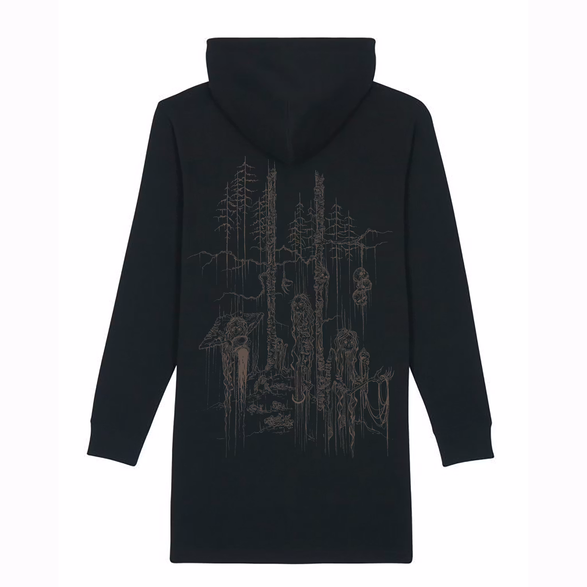 Kikímara lång hoodie (XL)