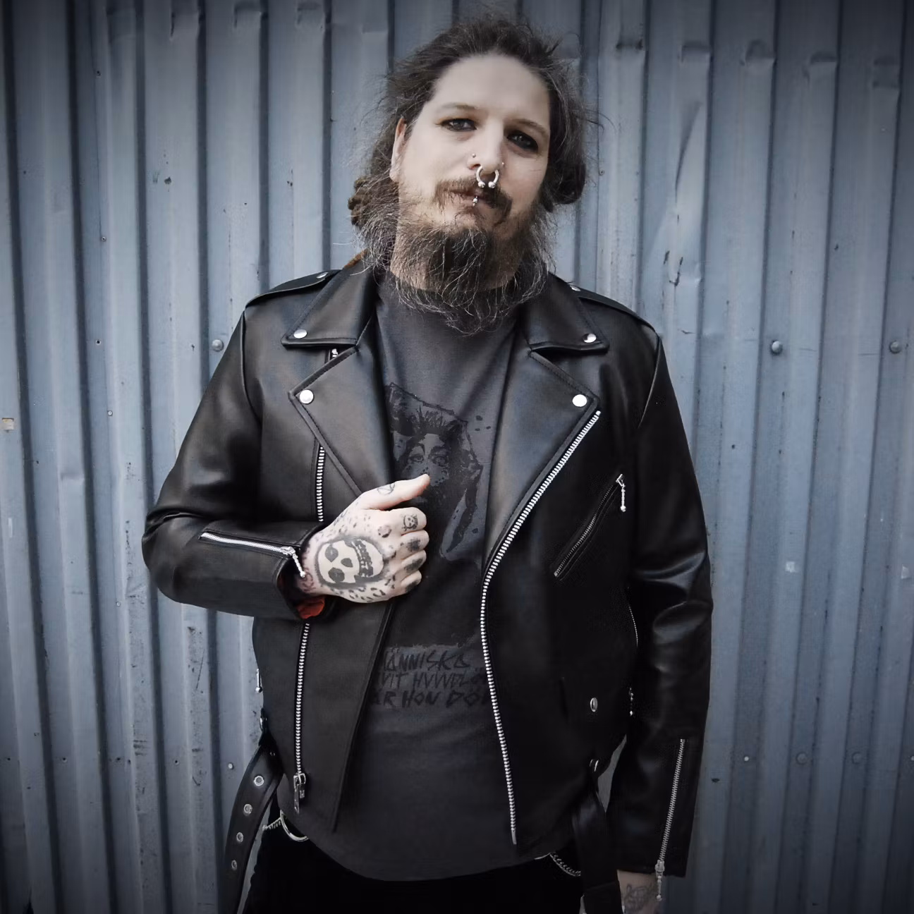 Commando II vegan leather jacket