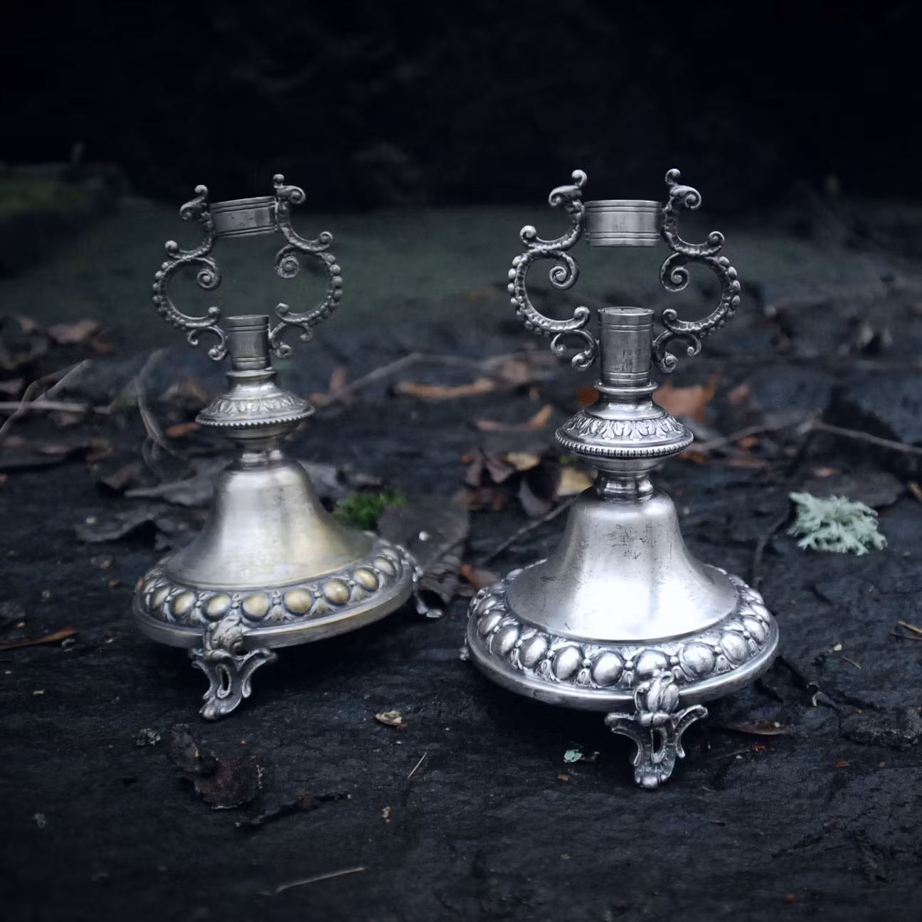 Sticklingsvaser nysilver