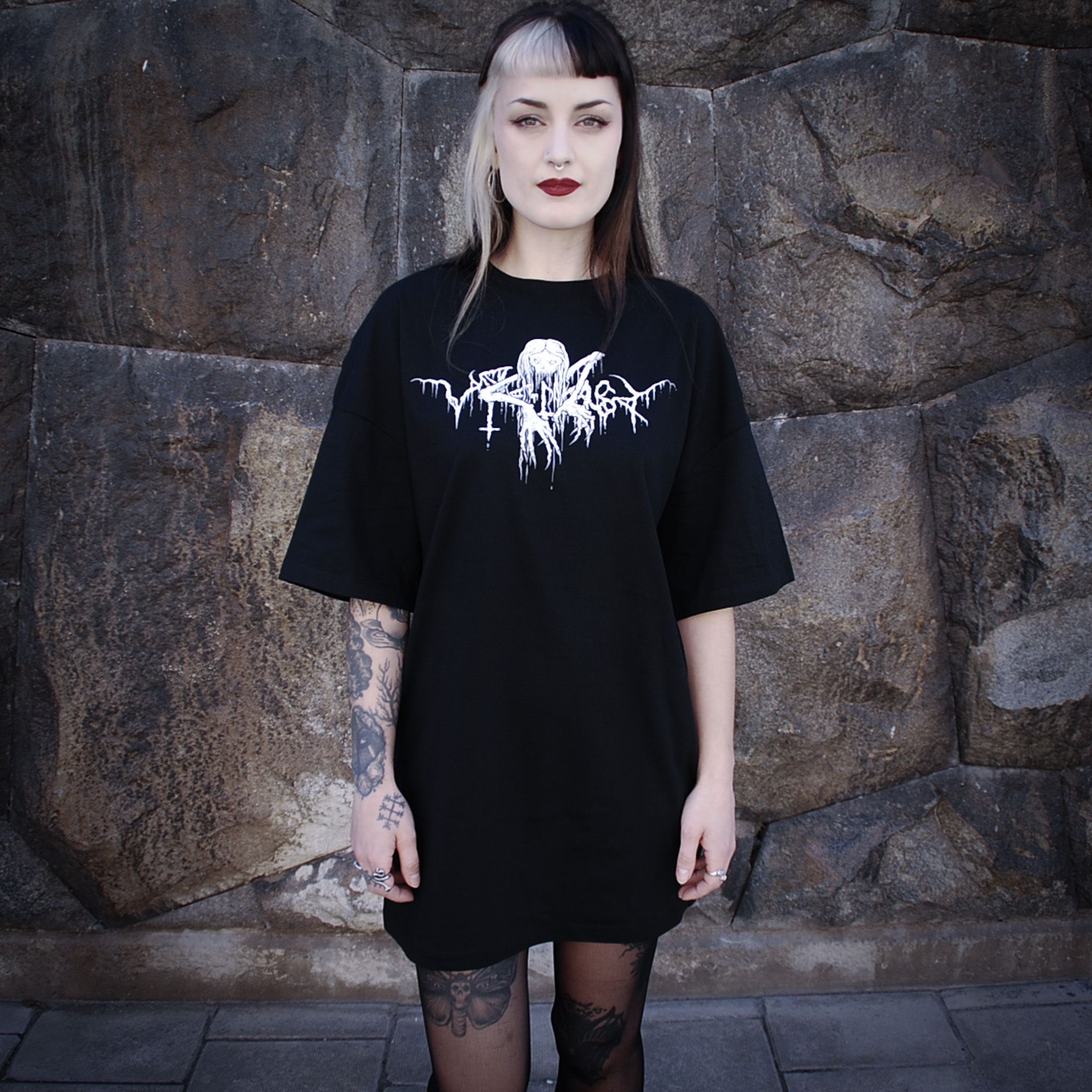 Grýla lång t-shirt (S)
