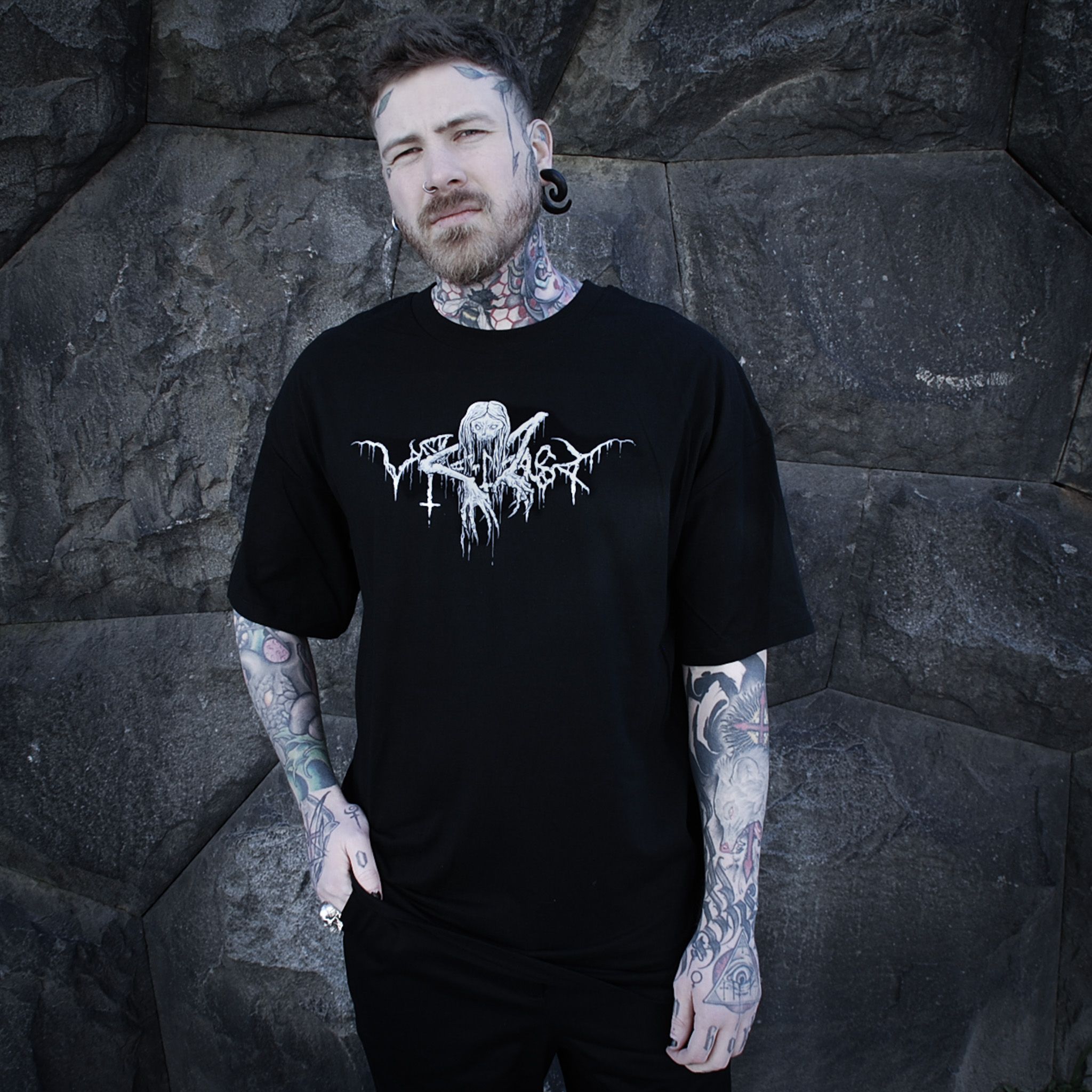 Grýla lång t-shirt (S)