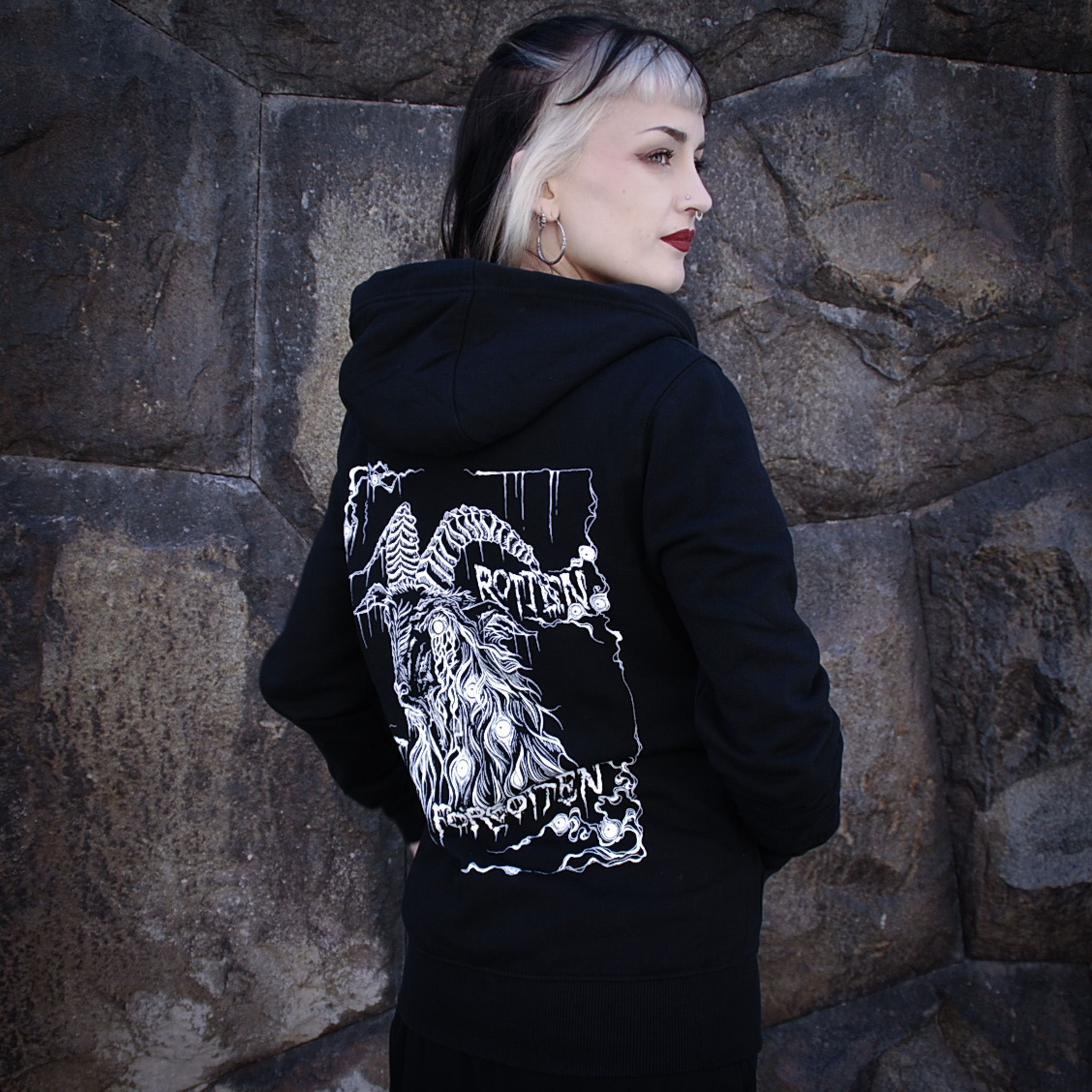 Rotten zip hoodie