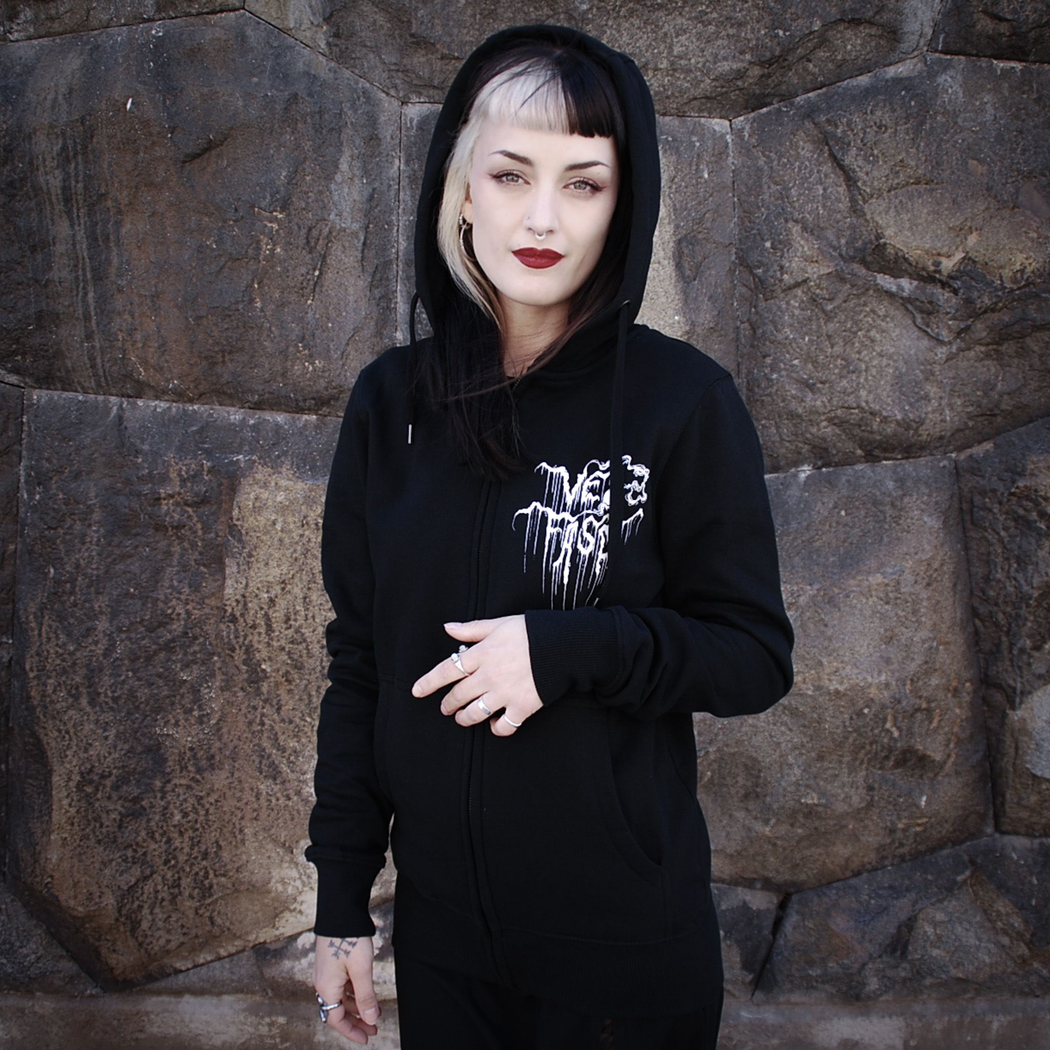 Rotten zip hoodie