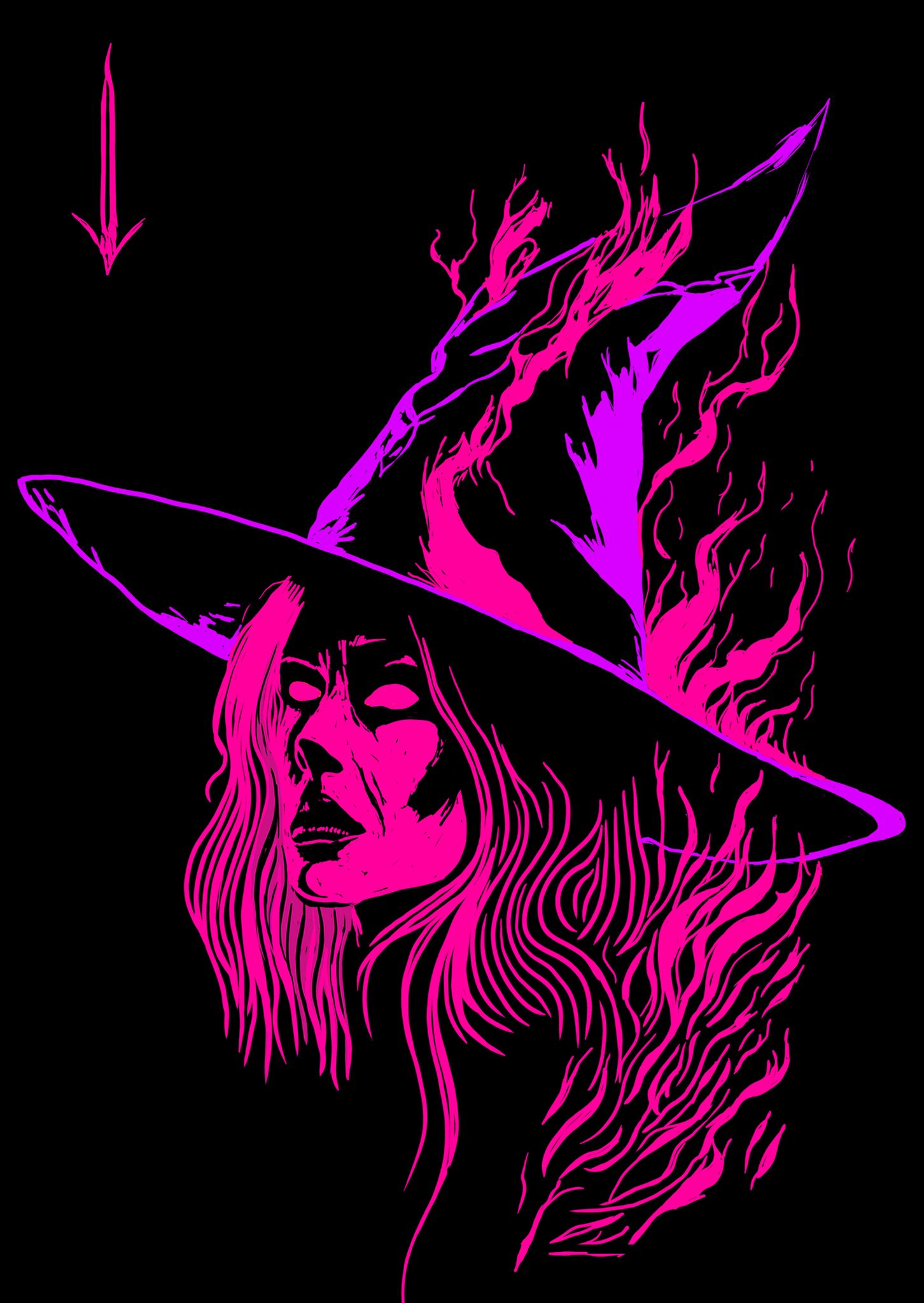 Neon Witch #9 poster