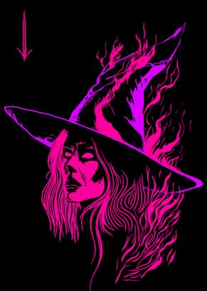 Neon Witch #9 poster