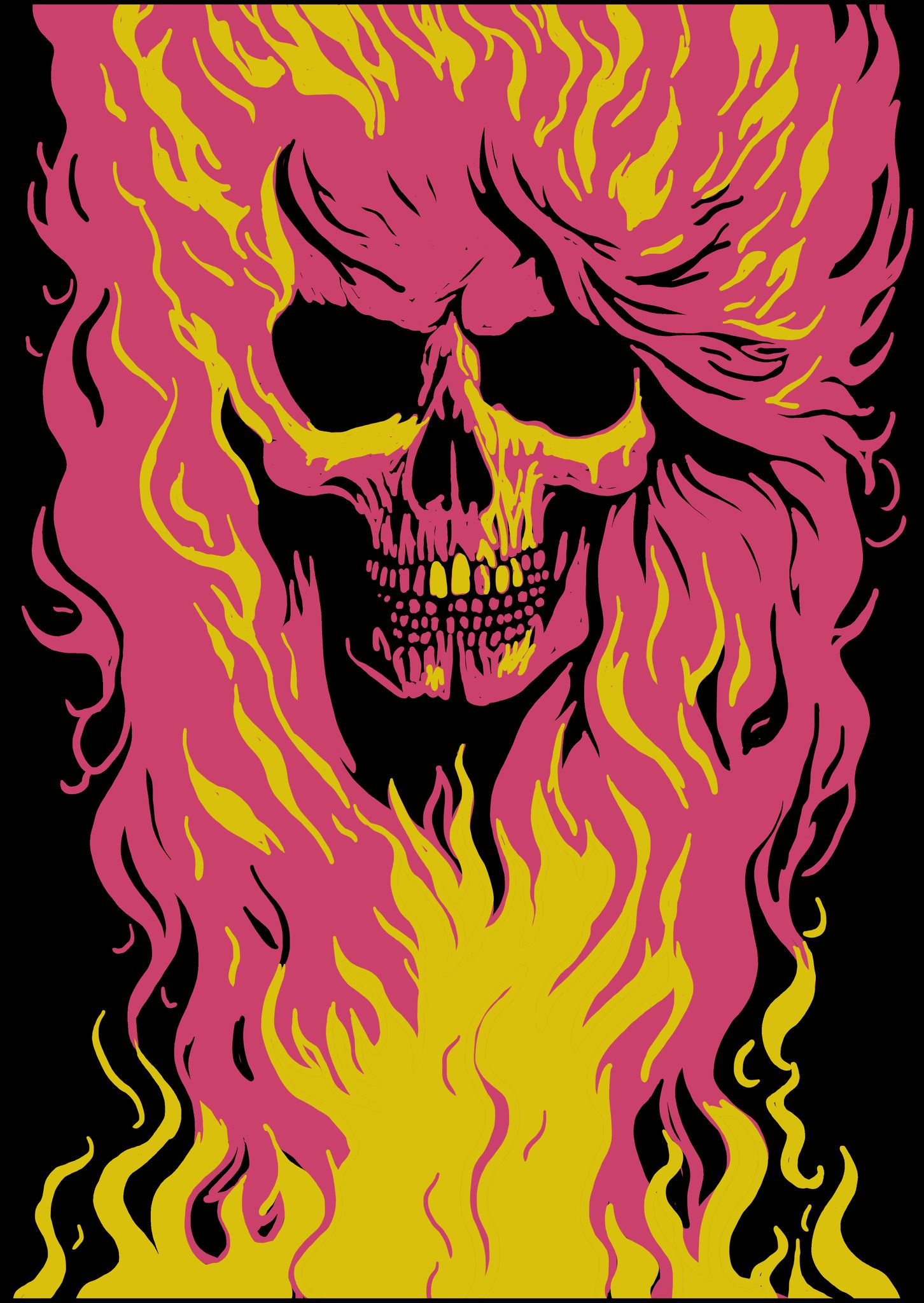 Neon Skull #1 poster