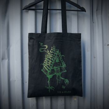 Baba Yaga tote bag