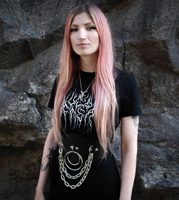 Cincher bälte silver