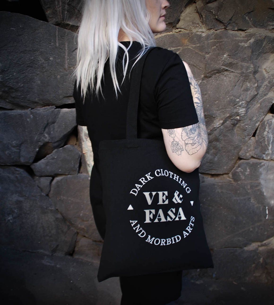 Ve & fasa logo tote bag