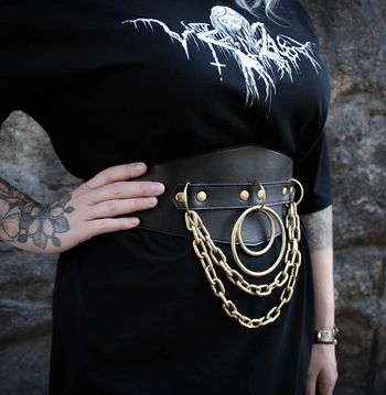 Cincher bälte guld
