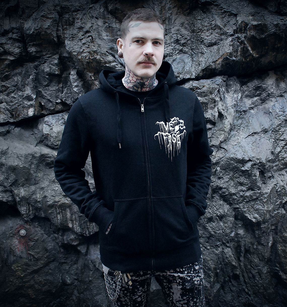 Rotten zip hoodie