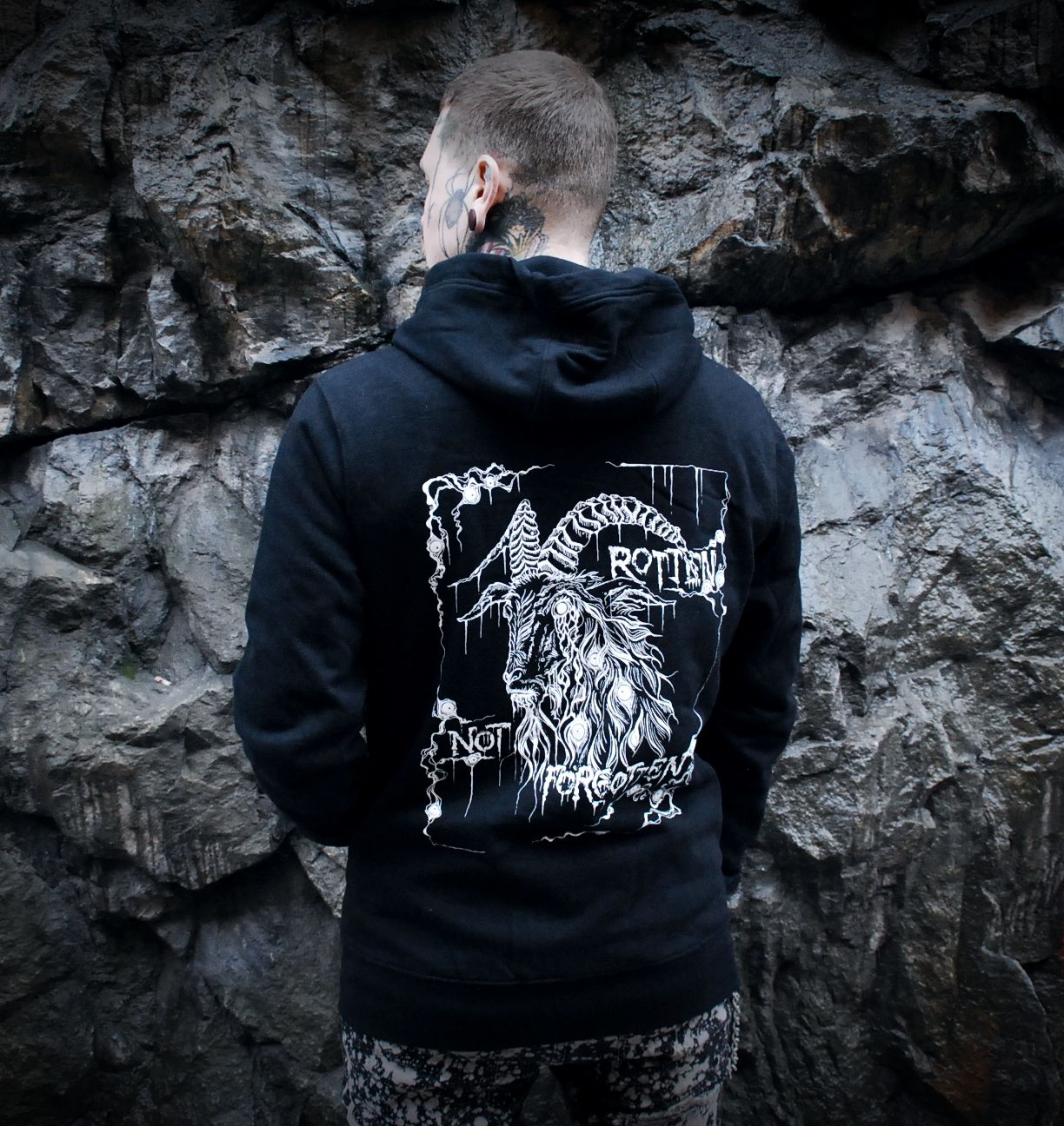 Rotten zip hoodie
