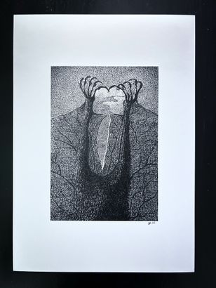 Fladderben print