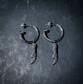 Crow claw earrings