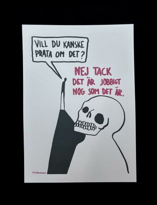 Nej tack poster