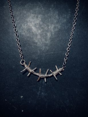 Barbed Wire Necklace