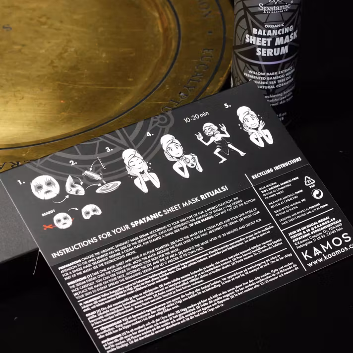 Corpse paint Sheet mask Balancing