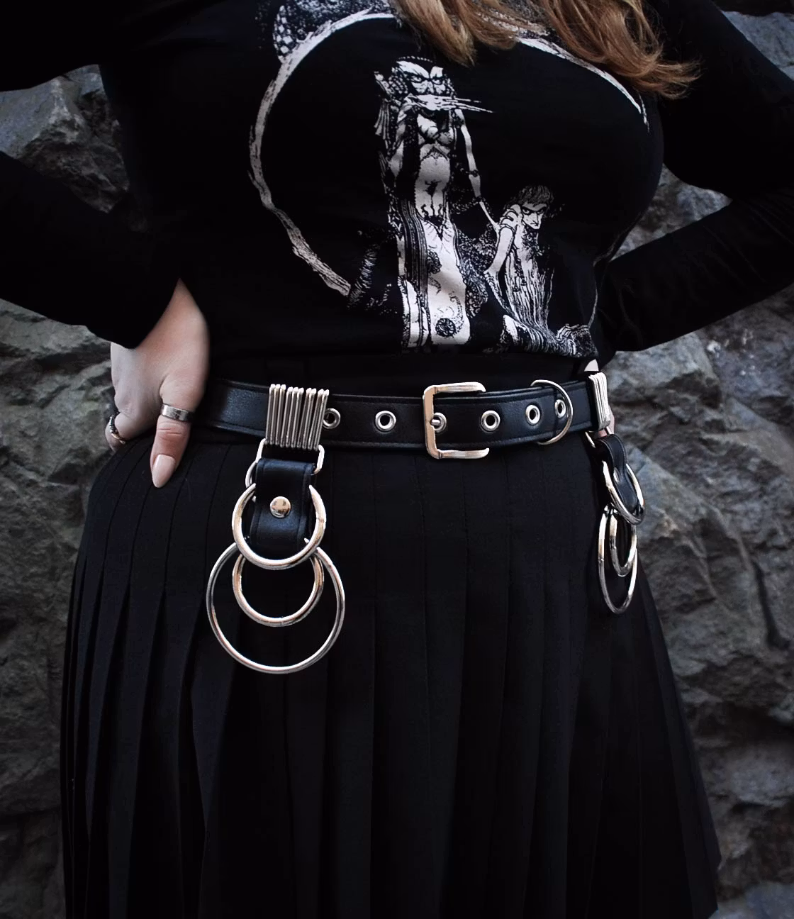 Cathedral bälte silver