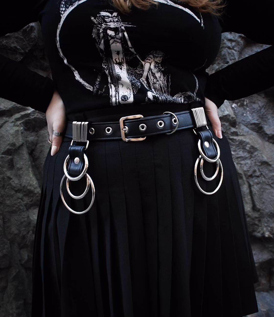 Cathedral bälte silver