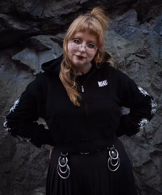 Nephilim kort zip hoodie