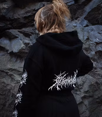 Nephilim kort zip hoodie