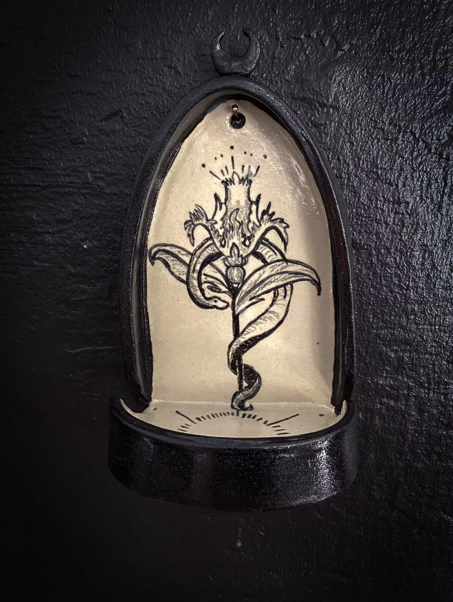 Altare ljusornament måne