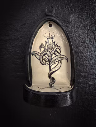 Altare ljusornament måne