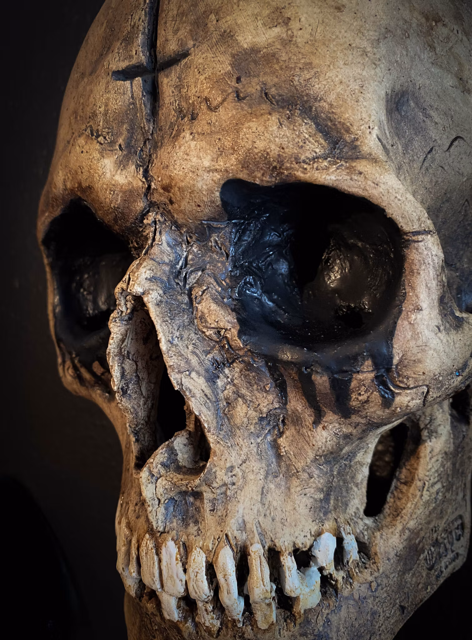 Väggbonad skalle