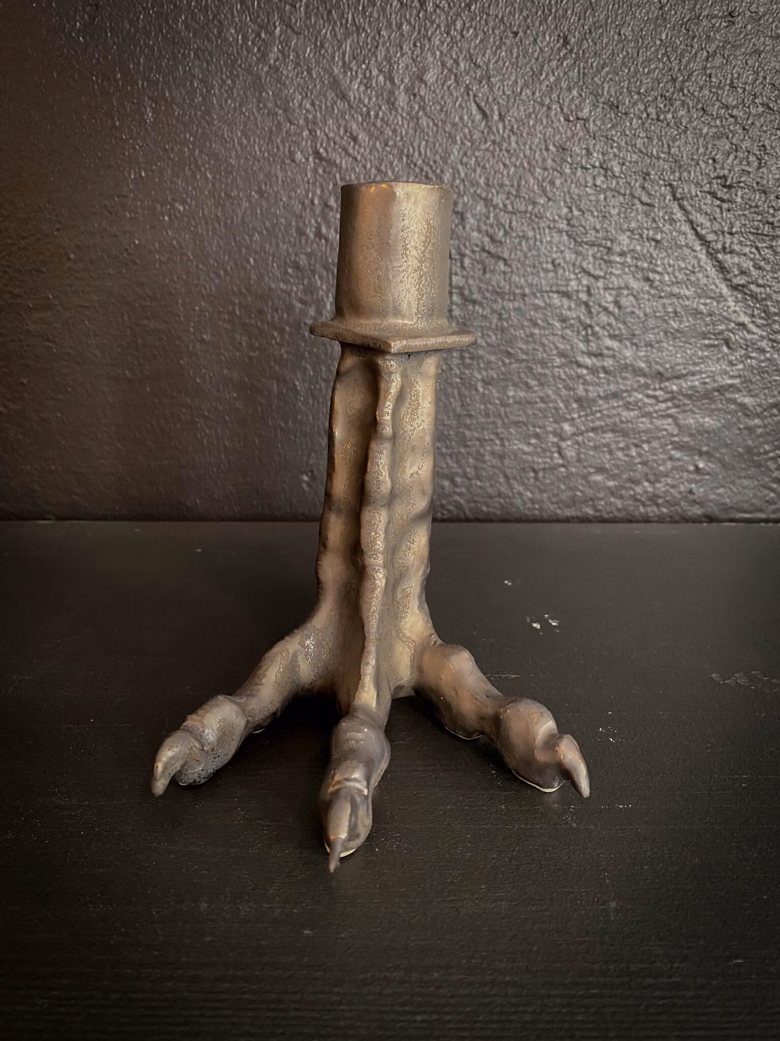 Ljusstake kråkfot liten