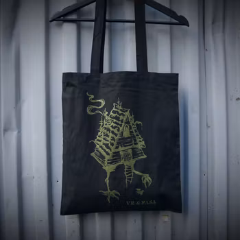 Baba Yaga tote bag