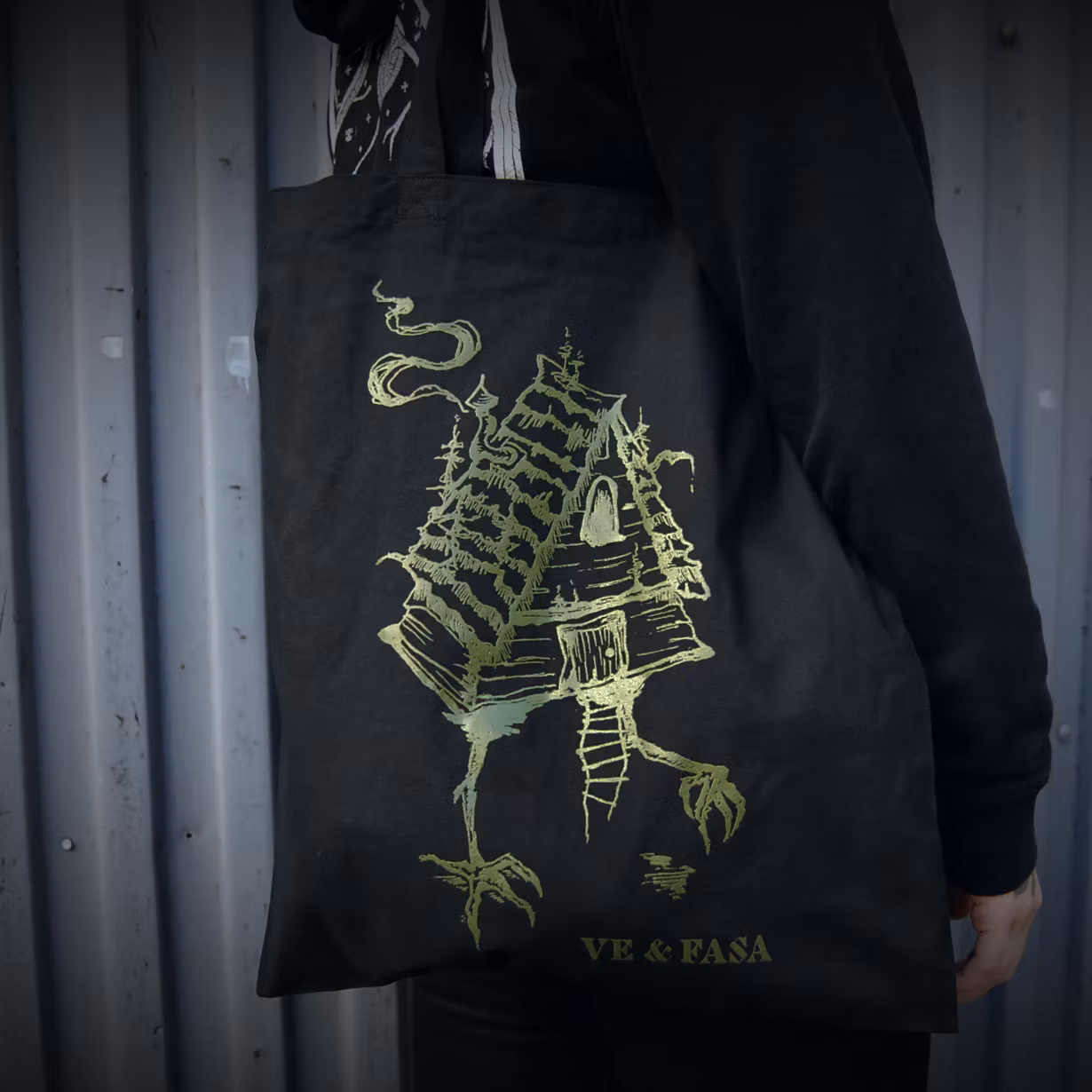 Baba Yaga tote bag