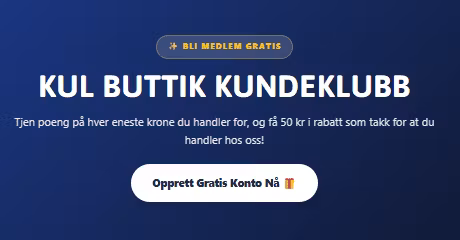 Bli belønnet for å handle lokalt! Kul Buttik lanserer Kundeklubb.