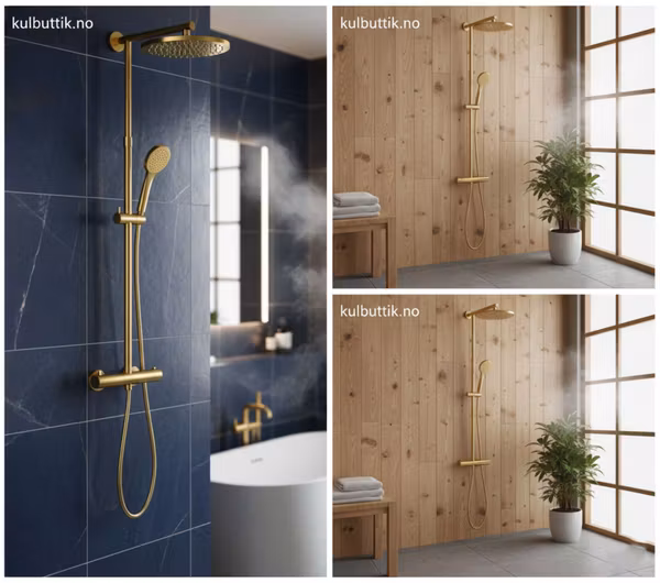 Azur Takdusj Ø300 (Polert Gull)