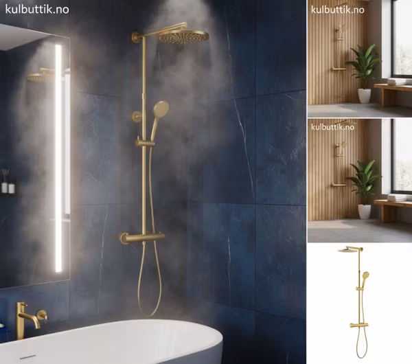 Azur Takdusj Ø300 (Polert Gull)