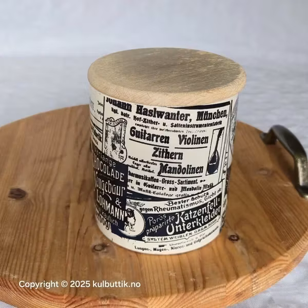 Vintage Zeller Keramik "Beiblatt" Krukke