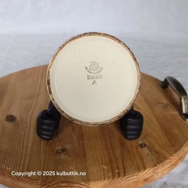 Vintage Zeller Keramik "Beiblatt" Krukke