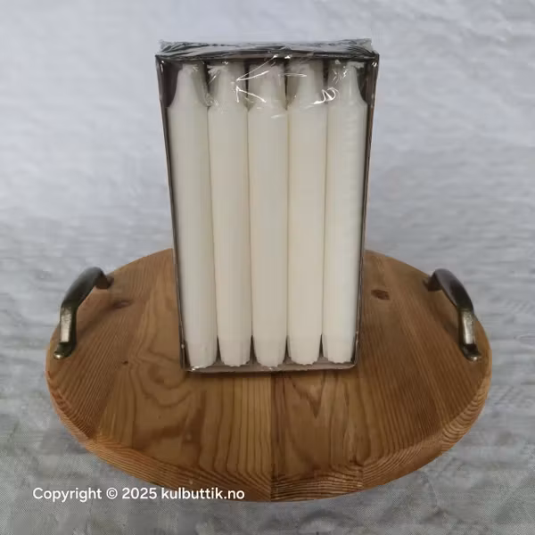 Menuett Kronelys 100% Stearin 20-pk