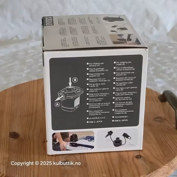 INTEX Elektrisk Luftpumpe